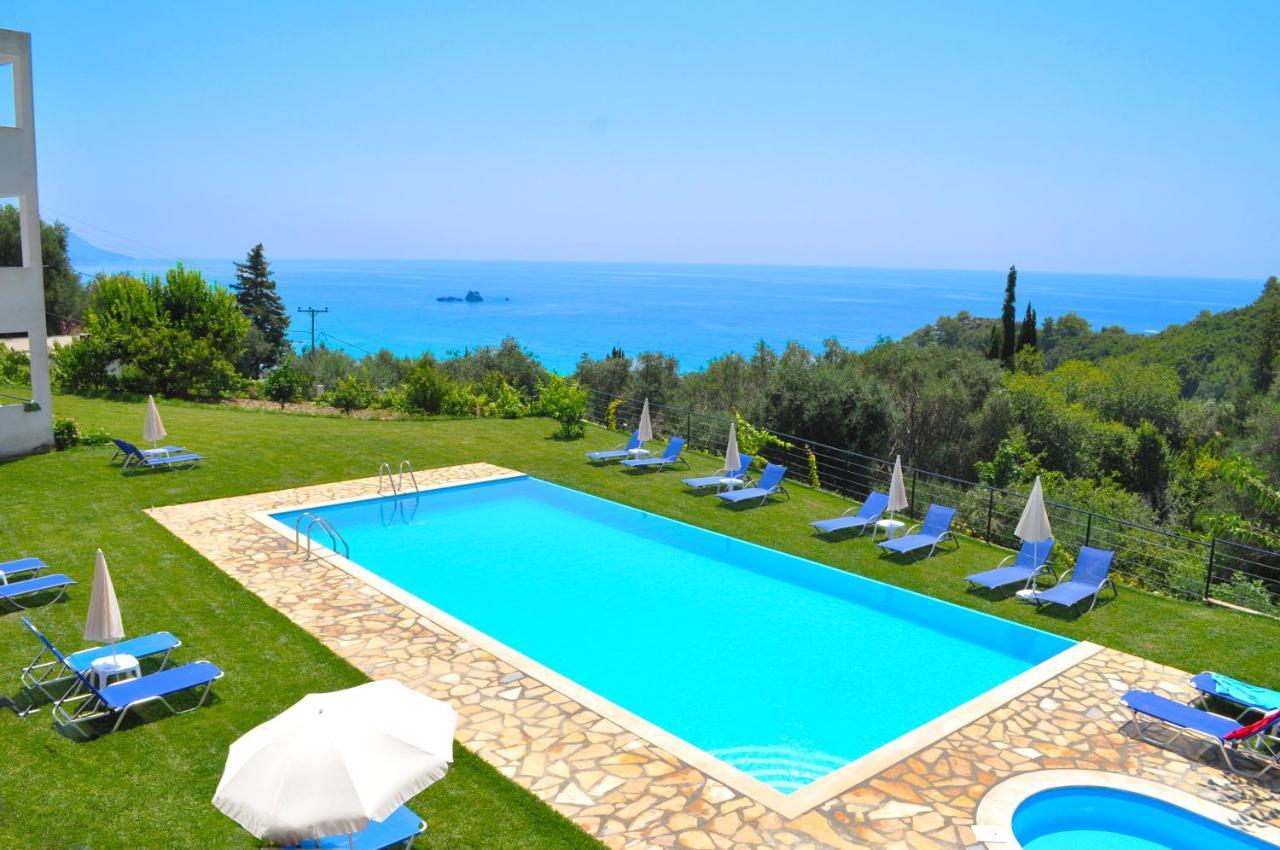 Luxury Loft Apartment With Pool - Pelekas Beach, Corfu Buitenkant foto