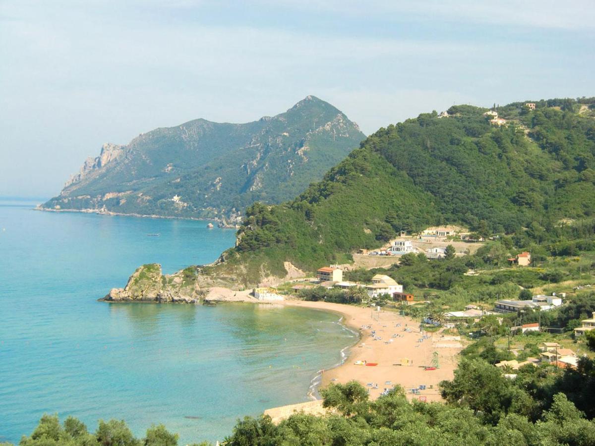 Luxury Loft Apartment With Pool - Pelekas Beach, Corfu Buitenkant foto