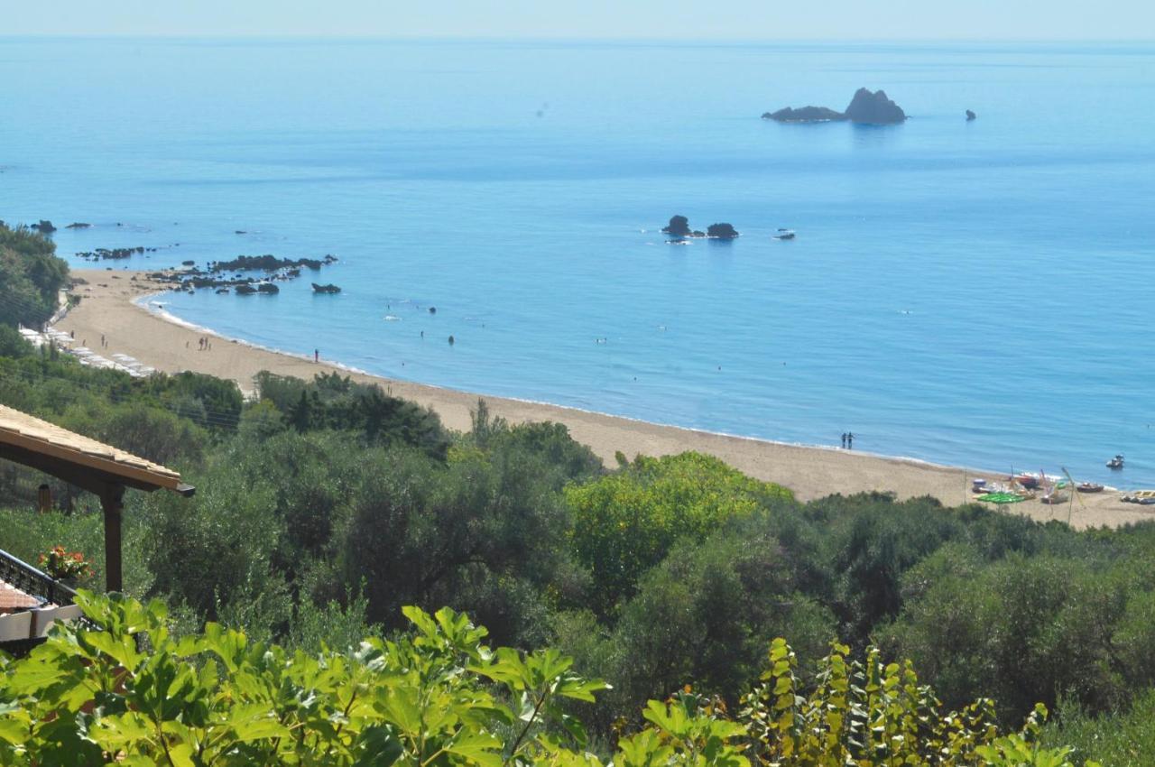 Luxury Loft Apartment With Pool - Pelekas Beach, Corfu Buitenkant foto